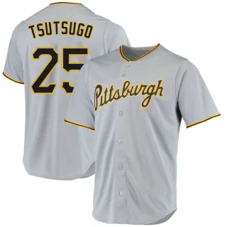 Yoshi Tsutsugo Men's Pittsburgh Pirates Snake Skin City Jersey